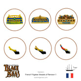 French Frigates Named ships Pack 1